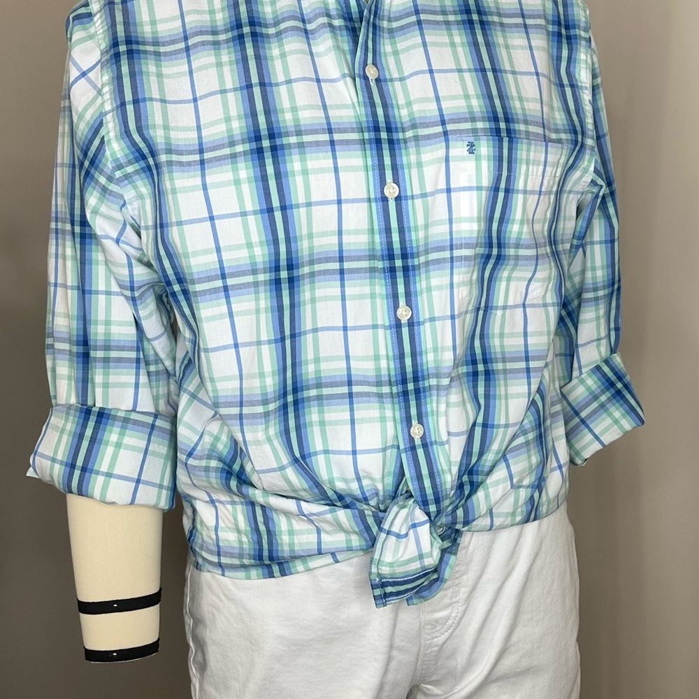 Upcycled Ruffle collar shirt